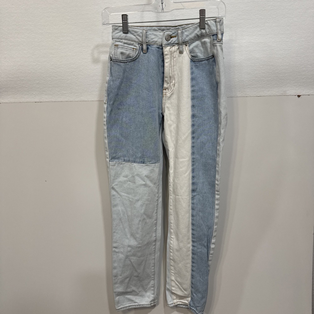 PACSun Mom Jeans Women's Size 23 Patchwork Denim
